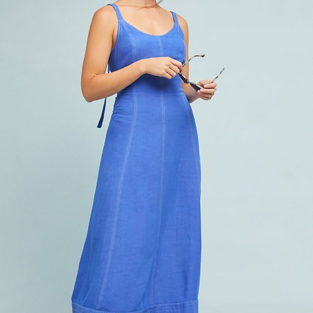 ANTHROPOLOGIE Elseby Lace-Up Dress by Maeve L NWT